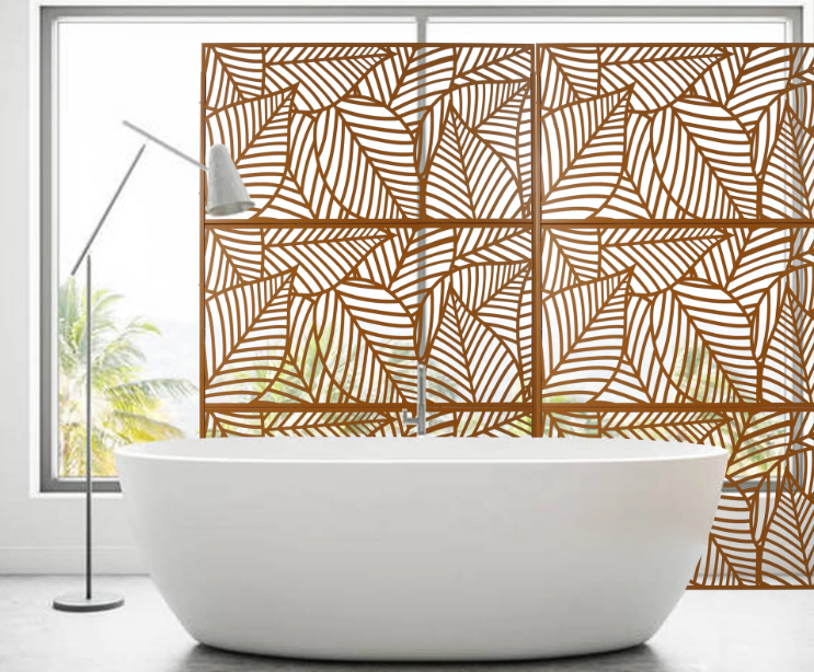 laser cut privacy fence panels